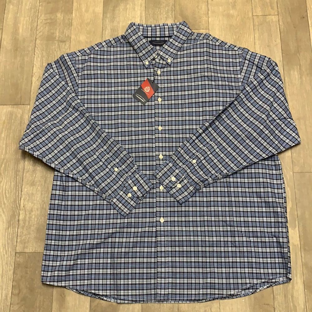NWT Roundtree & Yorke Regal‎ Oxford Casual  Button Up Shirt